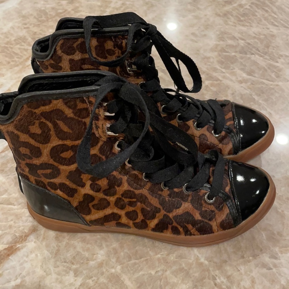 MICHAEL Michael Kors leopard high top sneakers